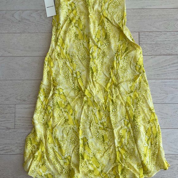 Whistles snake print bias cut midi skirt - Picture 2 of 3